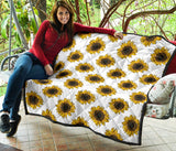 Sunflowers Design Pattern Premium Quilt