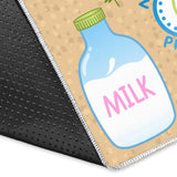 Cow Bottle Of Milk Pattern Area Rug