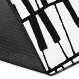 Piano Pattern Print Design 03 Area Rug