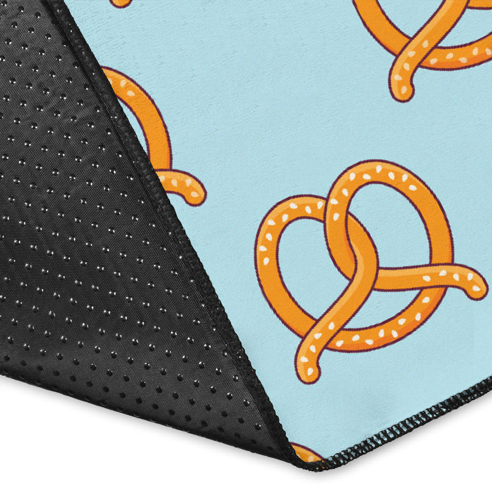 Pretzels Pattern Print Design 03 Area Rug