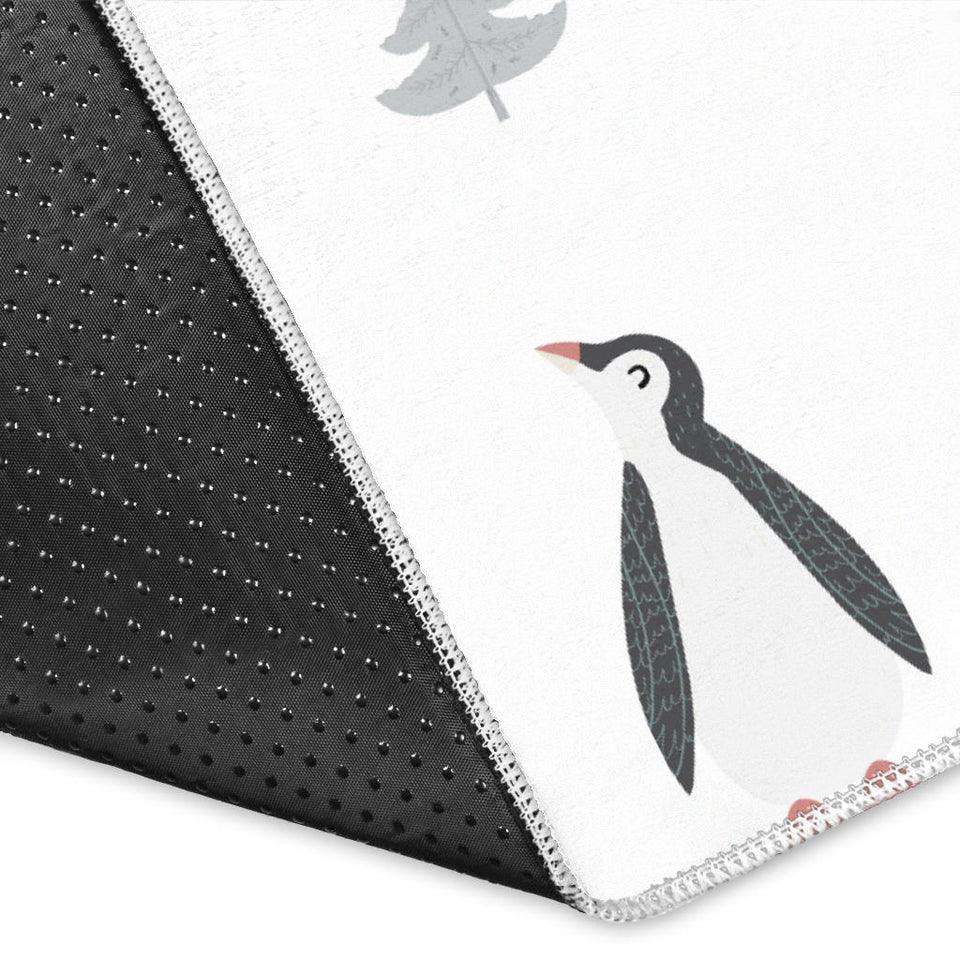 Penguin Pattern Area Rug
