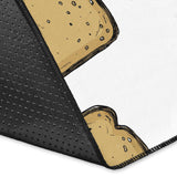 Bread Toast Pattern Print Design 03 Area Rug