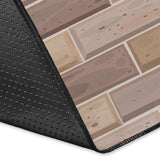 Brick Printed Pattern Print Design 01 Area Rug