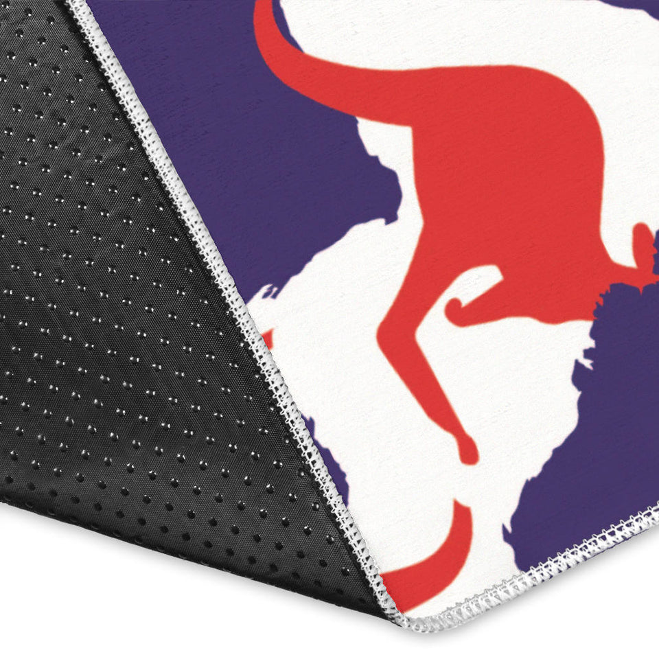 Kangaroo Australian Pattern Area Rug