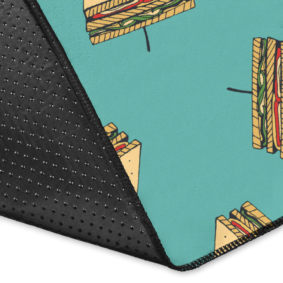 Sandwich Pattern Print Design 03 Area Rug
