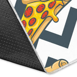 Pizza Design Pattern Area Rug