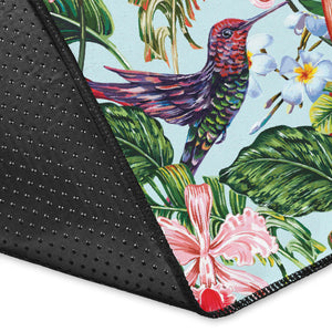 Hummingbird Pattern Print Design 05 Area Rug