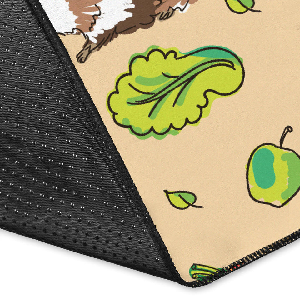 Guinea Pig Pattern Print Design 05 Area Rug