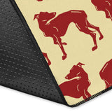 Greyhound Pattern Print Design 04 Area Rug