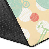 Bicycle Pattern Print Design 01 Area Rug