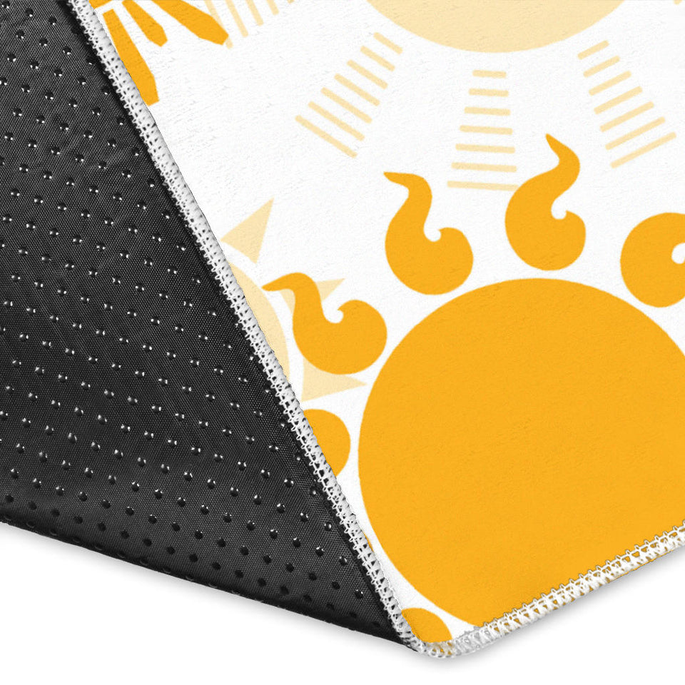 Sun Design Pattern Area Rug