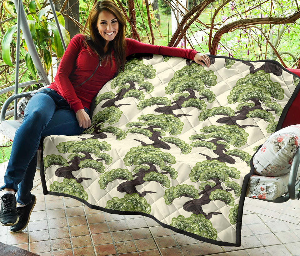 Bonsai Pattern Premium Quilt