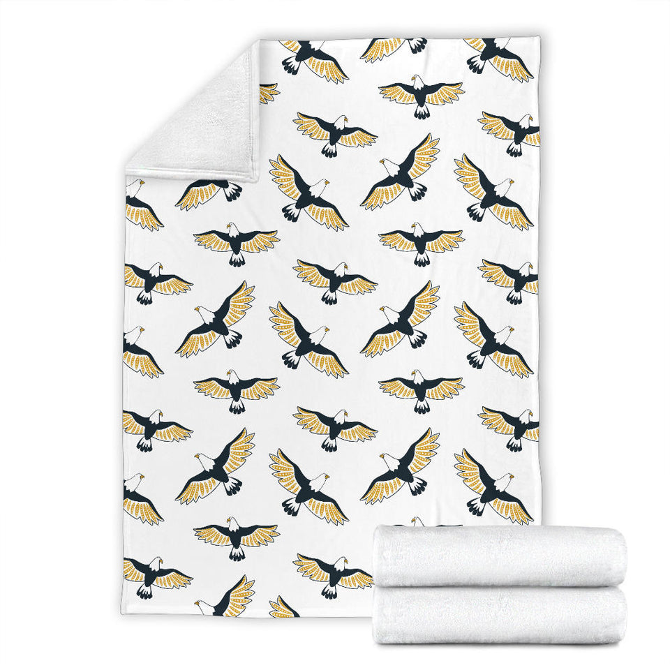 Eagle Pattern Print Design 03 Premium Blanket