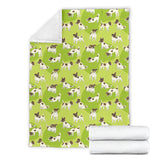 Jack Russel Pattern Print Design 01 Premium Blanket
