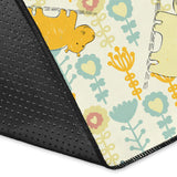 Hippopotamus Pattern Print Design 04 Area Rug