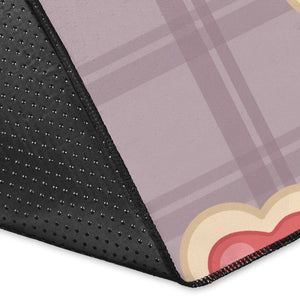 Bread Toast Pattern Print Design 05 Area Rug