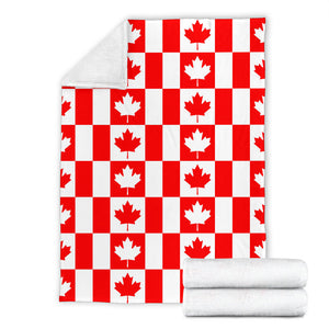 Canada Pattern Print Design 05 Premium Blanket