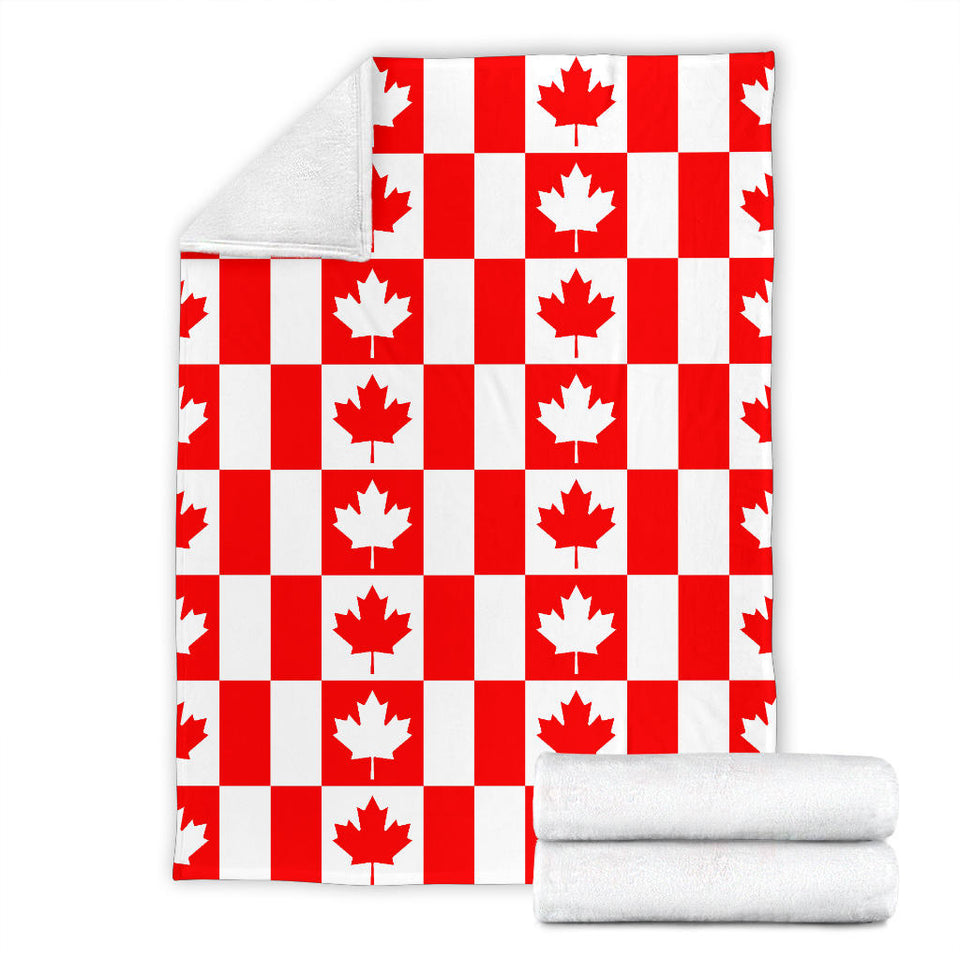 Canada Pattern Print Design 05 Premium Blanket