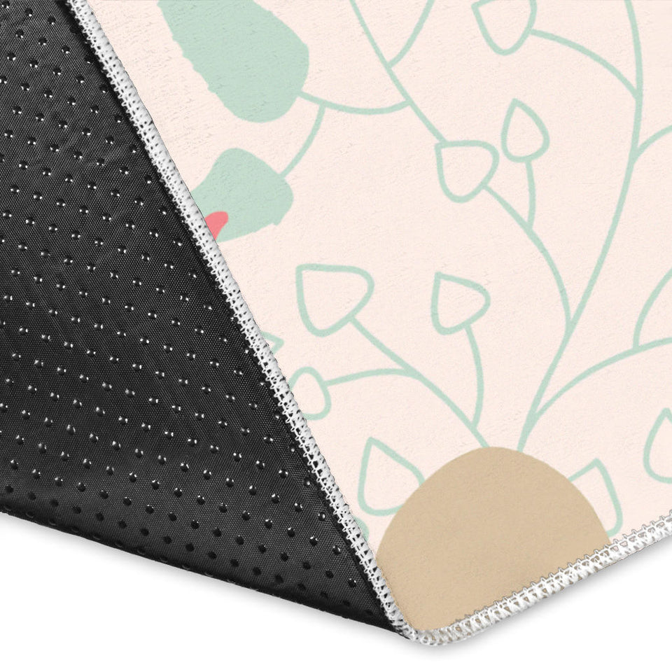 Cute Whale Pattern Area Rug