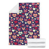British Pattern Print Design 02 Premium Blanket