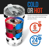 Goat Ram Pattern Tumbler