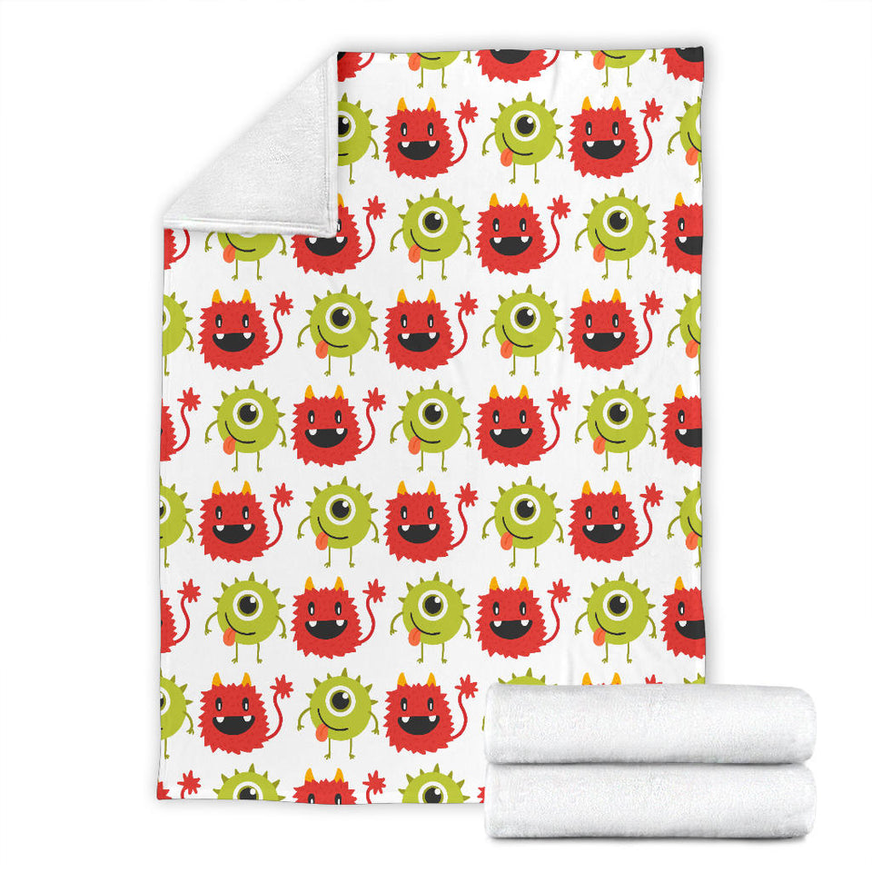 Alien Pattern Print Design 05 Premium Blanket