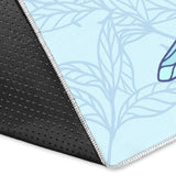 Dragonfly Pattern Blue Background Area Rug