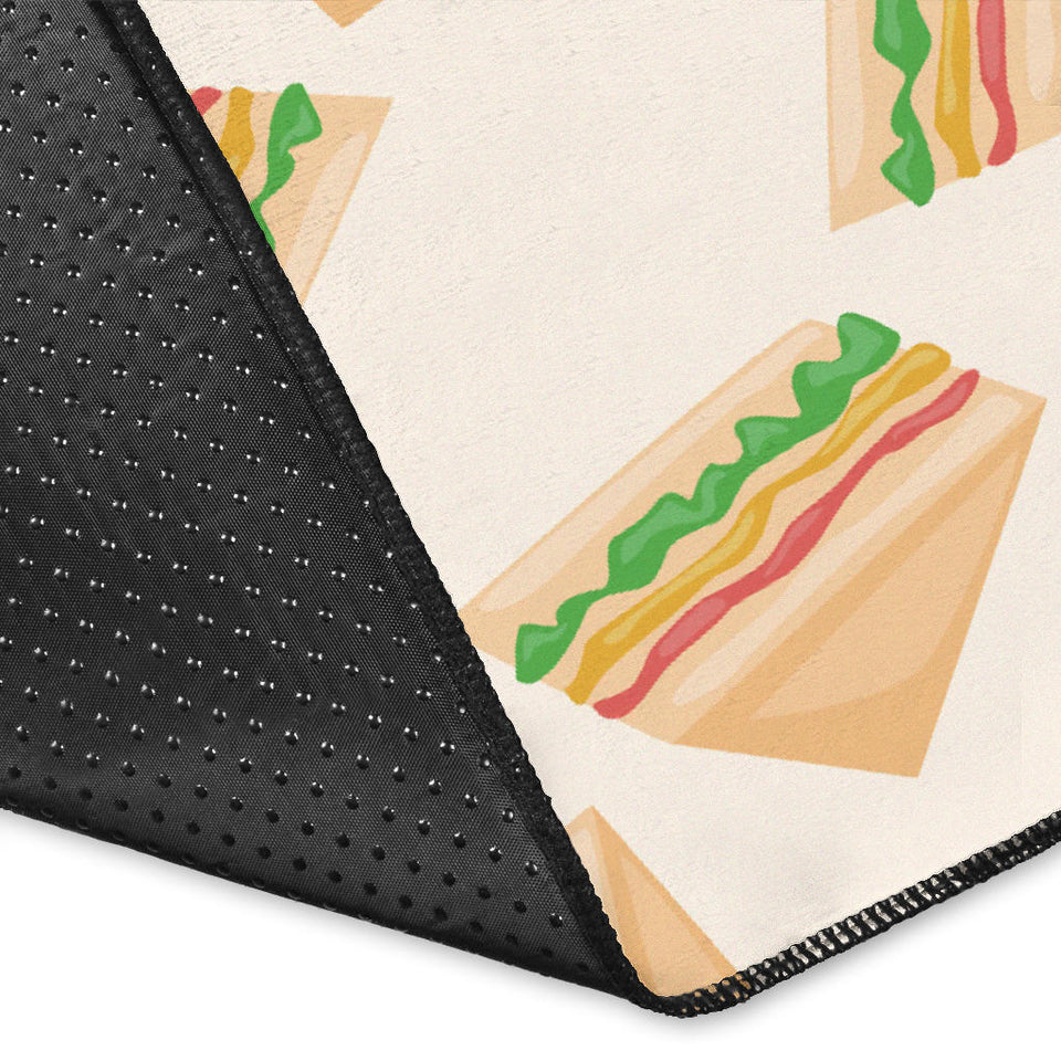 Sandwich Pattern Print Design 01 Area Rug