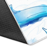 Watercolor Dolphin Pattern Area Rug