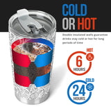 Cartoon Hand Drawn Ice Cream Black White Tumbler