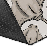 Stingray Pattern Print Design 05 Area Rug