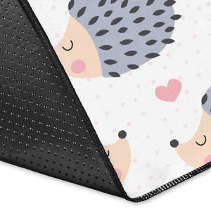 Hedgehog Pattern Print Design 04 Area Rug