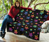 Colorful Star Pattern Premium Quilt