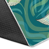 Koi Fish Carp Fish Lotus Pattern Area Rug