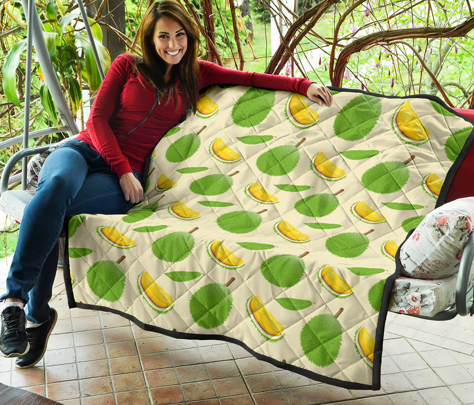 Durian Pattern Premium Quilt