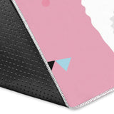 Llama Alpaca Pink Background Area Rug