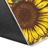 Sunflower Pattern Area Rug