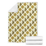 Lion Pattern Print Design 02 Premium Blanket