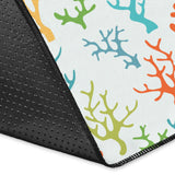 Coral Reef Pattern Print Design 02 Area Rug