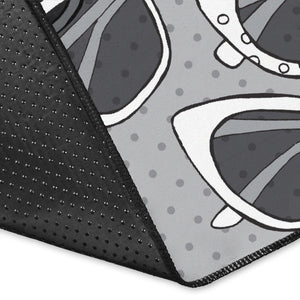 Sun Glasses Pattern Print Design 04 Area Rug