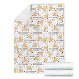 Greyhound Pattern Print Design 03 Premium Blanket