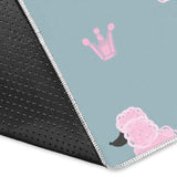 Poodle Dog Pattern Area Rug