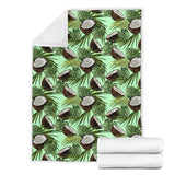 Coconut Pattern Print Design 02 Premium Blanket