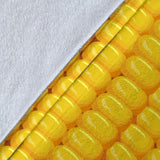 Corn Pattern Print Design 04 Premium Blanket