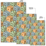 Dice Pattern Print Design 05 Area Rug