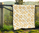 Hand Drawn Onion Pattern Premium Quilt
