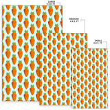 Carrot Pattern Print Design 03 Area Rug