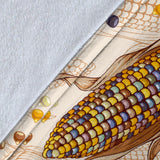Corn Pattern Print Design 03 Premium Blanket