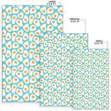 Fried Eggs Pattern Print Design 04 Area Rug
