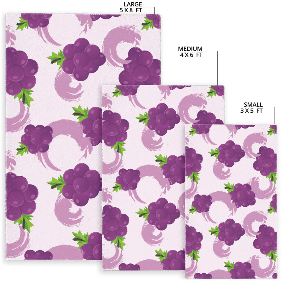 Cute Grape Pattern Area Rug